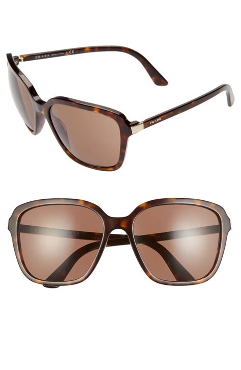 Prada Pillow 58mm Square Sunglasses 